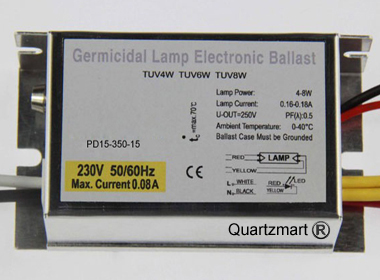 UV ballast 15W, 230V