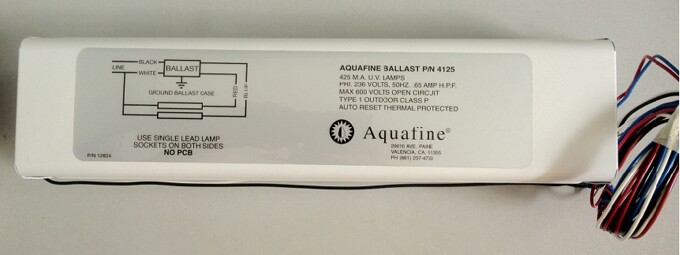 Aquafine 4125 UV Ballast